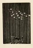 Gerhard Marcks, Pflüger und Vogelschwarm. - Löwe und Zebras. - Schwarzer Fischer. - Laufende Strausse