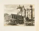 Charles Méryon, Le Grand Châtelet à Paris, 1861, Etching
