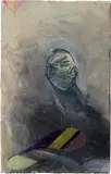 Nathan Oliveira, Woman with Propeller, 1979, Acrylic and pencil