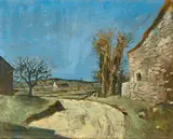 Roland Oudot, Paysage en Normandie, Oil on canvas
