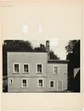 Vaclav Pozarek, Ohne Titel (Blockhaus in Connecticut). - Ohne Titel (Schrank), Around 1986, Drawing in pencil and opaque white; drawing in black ink and pencil