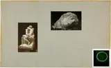 Vaclav Pozarek, Ohne Titel. - Ohne Titel, Around 1980, Collage with 2 postcards and 1 photo, squared in pencil. - Collage with 8 reproductions of sculptures