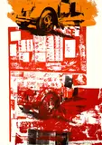 Robert Rauschenberg, Ohne Titel (Ausstellung Galerie Beyeler 1984), 1984, Colour serigraph