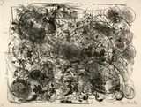 Dieter Roth, Luftkampf II. - Abklatsch. - Blumen aus Langenthal, 1986-1991, 3 lithographs, two of them in colour
