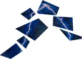Laurent Schmid, Ohne Titel, 1986, Oil on canvas, 7 stretcher frames
