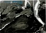 Volker Tannert, Ohne Titel, 1982, Acrylic, grease crayon and gouache