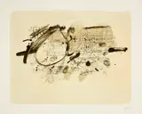 L'art contra l'estètica by Antoni Tàpies, 1977, Colour lithograph, sold Jun 2023