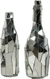 Gustav Troger, The Void, Model Bottle, 2002, Mirror shards on 2 glass bottles