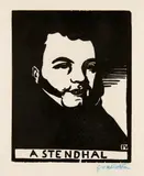Félix Vallotton, A Stendhal, 1897, Woodcut