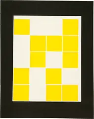 Herman de Vries, Random objectivation, 1963, Collage