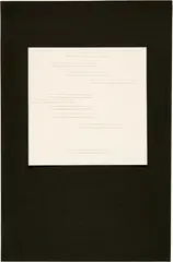 Herman de Vries, Ohne Titel. - Ohne Titel, 1965, 2 collages, mounted on black underlayment