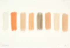 Herman de Vries, from earth: schwarzfuchs, 1991, 3 Drawings with grated soil