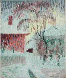 Giovanni Giacometti, Stampa im Winter