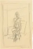 Alberto Giacometti, Annette assise dans l'atelier