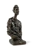 Alberto Giacometti, Buste de femme aux bras croisés (Francine Torrent), 1964, cast from 1964, Bronze