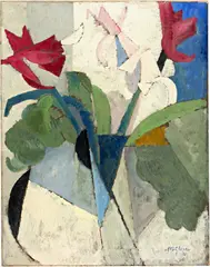 Albert Gleizes, Composition avec fleurs, 1916, Oil on canvas