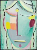 Alexej von Jawlensky, Frauenbildnis (Heilandsgesicht)