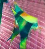 Ohne Titel by Katharina Grosse, 2009, Acrylic on canvas, sold Jun 2022