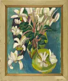 Ernst Ludwig Kirchner, Alpenveilchen, 1918, Oil on canvas