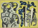 Fernand Léger, Composition aux trois figures, 1932, Oil on canvas, doubled