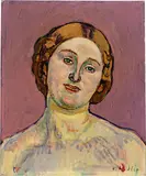 Ferdinand Hodler, Bildnis einer Unbekannten, circa 1912, Oil on canvas