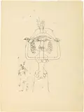 Paul Klee, Die Sängerin der komischen Oper, 1925 - work number 1925.W 5 (225), Lithograph