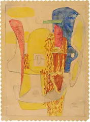 Ozon by Le Corbusier, 1940-1941, Watercolour over preliminary drawing in pencil and Indian ink, sold Jun 2022