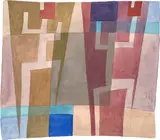 Sophie Taeuber-Arp, Composition à danseurs - Komposition mit Tänzern, 1927, Gouache over preliminary drawing in pencil
