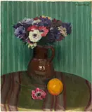 Félix Vallotton, Anémones et orange