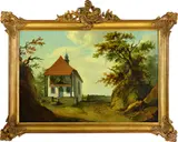 Caspar Wolf, Die Tellskapelle in der Hohlen Gasse bei Küssnacht, 1775, Oil on canvas