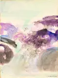Ohne Titel by Zao Wou-ki, 1973, Watercolour, sold Jun 2022