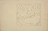 Cuno Amiet, Studie zu "Die gelben Mädchen", Around 1905, Drawing in pencil