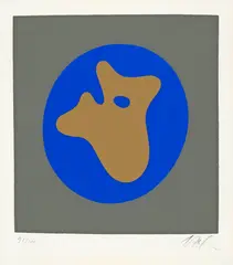 Hans Arp, Komposition, Serigraphy in colours