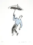 Stephan Balkenhol, Ohne Titel 1. - Ohne Titel 2. - Ohne Titel 3, 2001, 3 lithographs/linocuts