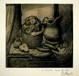 Fernando Botero, Stillleben mit Früchten, 1976, Colour lithograph