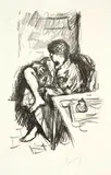 Pierre Bonnard, La toilette assise, 1925, Lithograph