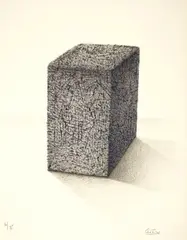 Cesar, Compression de lettres, 1977, Colour lithograph