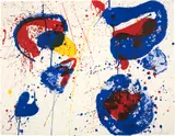 Hurrah for the Red, White, and Blue by Sam Francis, 1961, Colour lithograph, sold Jun 2022