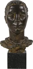 Karl Geiser, Walliser Mädchen, 1921, later cast, Bronze