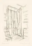Porte ouverte I by Alberto Giacometti, 1957-1958, Etching, sold Jun 2022