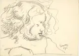 Giovanni Giacometti, Studie zu Bildnis Bruno