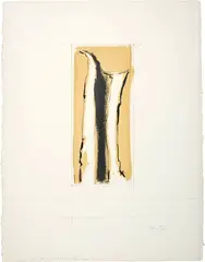 Bryan Hunt, Study for Large Arch, 1980, Graphite, Linseed Oil and Watercolour