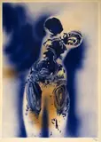 Yves Klein, Anthropométrie (ANT 7), Around 1960, Colour lithograph
