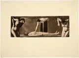 Käthe Kollwitz, Aus vielen Wunden blutest du, o Volk, 1893-1897 (edition 1946-1963), Needle etching, drypoint, aquatint and polishing steel