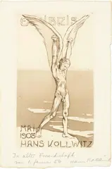 Ex Libris Hans Kollwitz by Käthe Kollwitz, May-08, sold Jun 2022