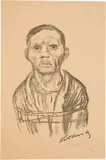 Der Gefesselte by Käthe Kollwitz, 1928, Probably photolithography, sold Jun 2022