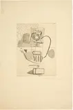 Le Corbusier, Nature morte - Probedruck, 1930/47, Etching