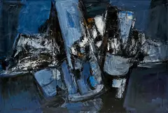 Carl Walter Liner, Komposition, 1959, Oil on canvas