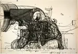 Bernhard Luginbühl, Grosser Zyklop, 1967, Serigraphy