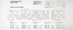 Kenneth Martin, Métamorphoses, 1976, Serigraph, in printed envelope on tracing paper
